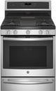 GE Profile™ Series 30" Stainless Steel Dual Fuel Free Standing Convection Range-0