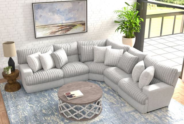 Catnapper® Abraxas 5-Piece Moonstruck Curved Manual Reclining Sectional-1