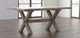 Bassett® Furniture Customizable BenchMade Crossbuck 72" Live Edge Dining Table-4