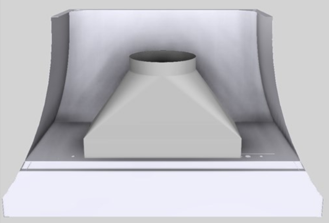 Vent-A-Hood® Designer Series 48" White Wall Mounted Range Hood-4
