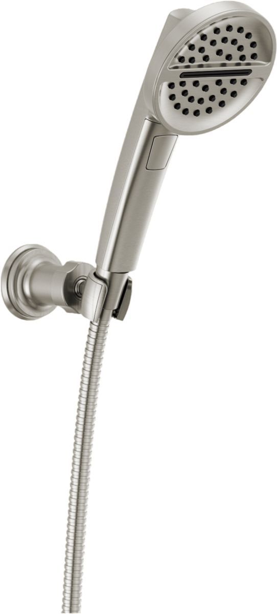 Delta Universal Showering Components Lumicoat® Stainless 3-Setting Wall Mount Handshower-0