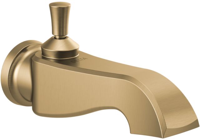 Delta Dorval® Champagne Bronze Pull-up Diverter Tub Spout-0