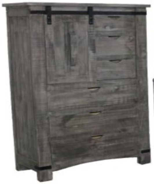Million Dollar Rustic 4-Piece Gray Bedroom Storage Set-3