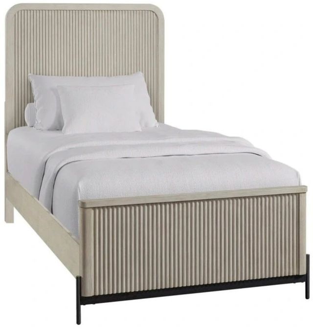 Bernards Stiltz Taupe Twin Youth Panel Bed-0