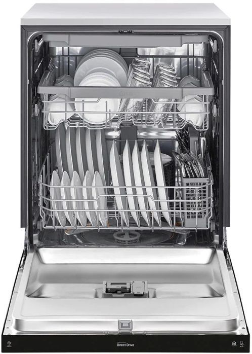 LG 24" Black Built In Front Control Dishwasher with QuadWash™ and 3rd Rack-4