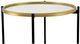 A & B Home 2-Piece Black/Gold Side Table Set-2