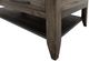 International Furniture Direct Teak Stained Dark Cocktail Table-5