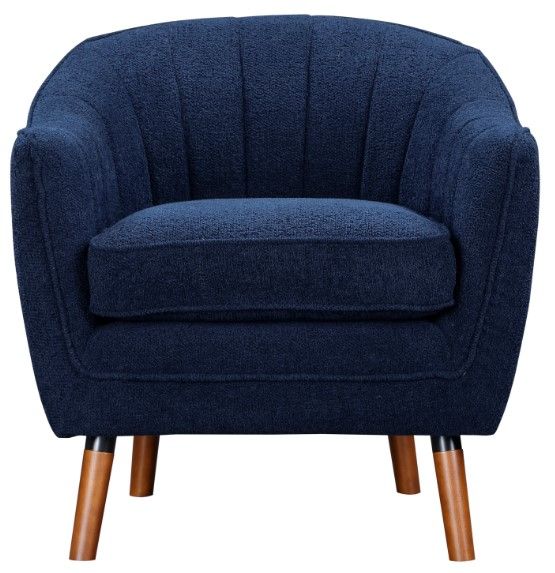 Homelegance® Cutler Blue/Brown Accent Chair-2