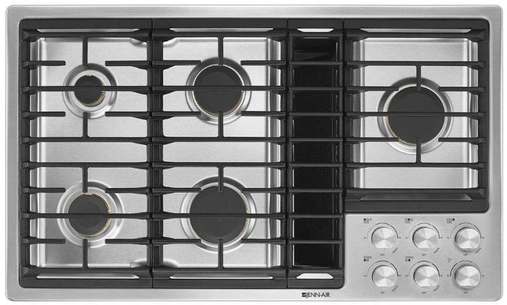JennAir® 36" Stainless Steel Natural Gas Downdraft Cooktop