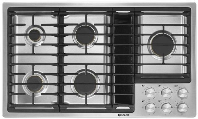 JennAir® 36" Stainless Steel Natural Gas Downdraft Cooktop