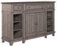 Liberty Furniture River Place Riverstone Gray/Tobacco Breakfront Server-0