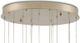 Currey & Company Escenia Natural/Painted Silver Multi-Drop Pendant Lighting-2