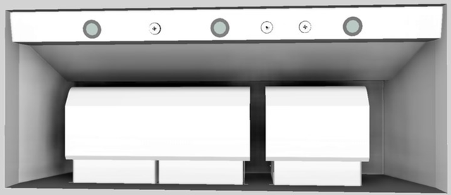 Vent-A-Hood® 48" White Wall Mounted Liner Insert-2