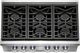 Venzeni Randolph Collection 36" Stainless Steel 6-Burner Gas Rangetop-1