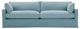 Rowe® Customizable Sylvie 75” Two Cushion Everyday Denim Slip Sofa-1