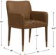 Uttermost® Conifer Camel Dining Armchair-2