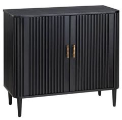 Crestview Collection Camden Black Cabinet