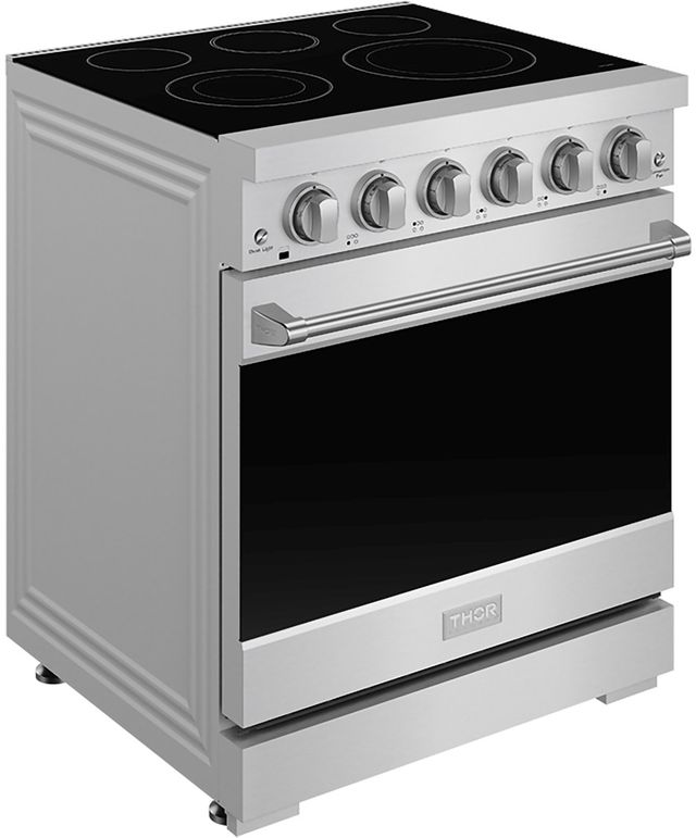 Thor Kitchen Gordon Ramsay Series 30" Stainless Steel Pro Style Electric Range with Precision Knob Control & Stainless Steel Hardware-4
