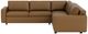 EQ3 Customizable Reva 3-Piece Leather Right-Arm Facing Sleeper Sofa Sectional with Storage Loveseat and Standard Arm-4