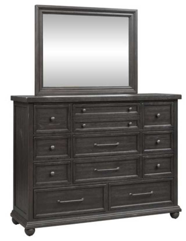 Liberty Furniture Harvest Home 4-Piece Chalkboard Queen Panel Bedroom Set-2