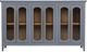 International Furniture Direct Brava Blue 6-Door Console-3