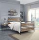 ACME Furniture Brantley Antique Oak/Sandy Gray Full Metal Rod Bed-2