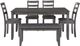 Signature Design by Ashley® Bridson 6-Piece Gray Dining Table Set-1
