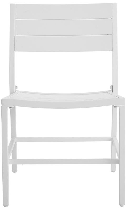 Linon Alora 7-Piece White Aluminum Outdoor Dining Set-2