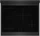 ZLINE Autograph Edition Paramount 30" Black Stainless Steel Pro Style Induction Range with Polished Gold Accents-2
