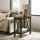 New Classic® Home Furnishings Eden Black Chairside Table with Espresso Top -3