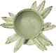 A & B Home Light Green Candle Holder-2