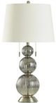 Stylecraft Nickel/Off-White Table Lamp -0
