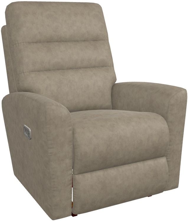 La-Z-Boy® Liam Mushroom Power Rocking Recliner with Headrest and Lumbar-0