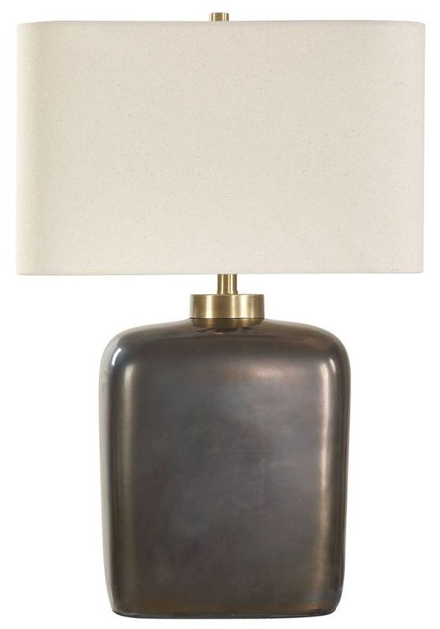 Uttermost® Quentin Dark Bronze Table Lamp-3
