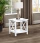 Coaster® Skyview White Square End Table with Shelf-5