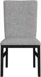 Elements International Marlene 5-Piece Black/Gray/White Dining Set-3