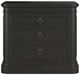 A.R.T. Furniture® Atrium Black/Brown 3-Drawer Nightstand-1