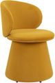 Zuo® Modern Oblic Orange Swivel Dining Side Chair-0