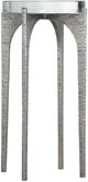 Hooker® Furniture Chapman Glass Top Martini Table with Pewter Base-0
