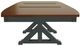 Mavin Customizable 42" x 72" Boat Extendable Dining Table with 18" Leaf-2