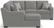 Charisma™ Cypress Gray Stationary Sectional-1