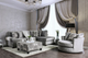 Furniture of America® Bonaventura Gray Accent Chair-1