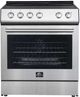 FORNO® Leonardo 30" Stainless Steel Pro Style Electric Range-0
