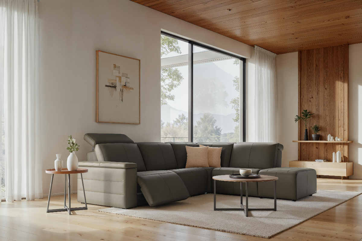 Elran Customizable Nala 5-Piece Power Reclining Sectional