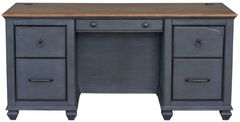 Legends Home Americana Gray Executive Desk