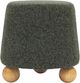 TOV Furniture Jaine Green Faux Mohair Ottoman-3