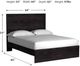 Signature Design by Ashley® Belachime Charcoal Queen Panel Bed-4