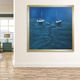 Stylecraft Blue Water Sailboat Blue/White Wall Art-5