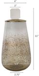 A & B Home Gold/White Lidded Jar -4