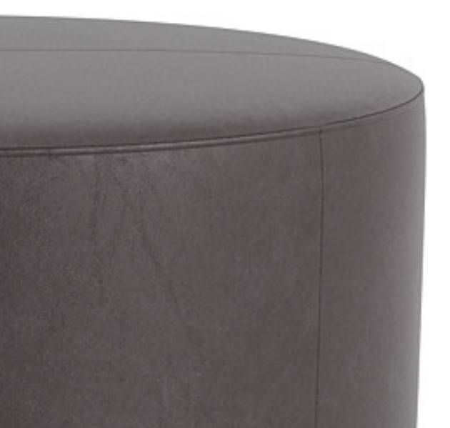 Bassett® Furniture Customizable Kelly Leather 38" Round Ottoman-1